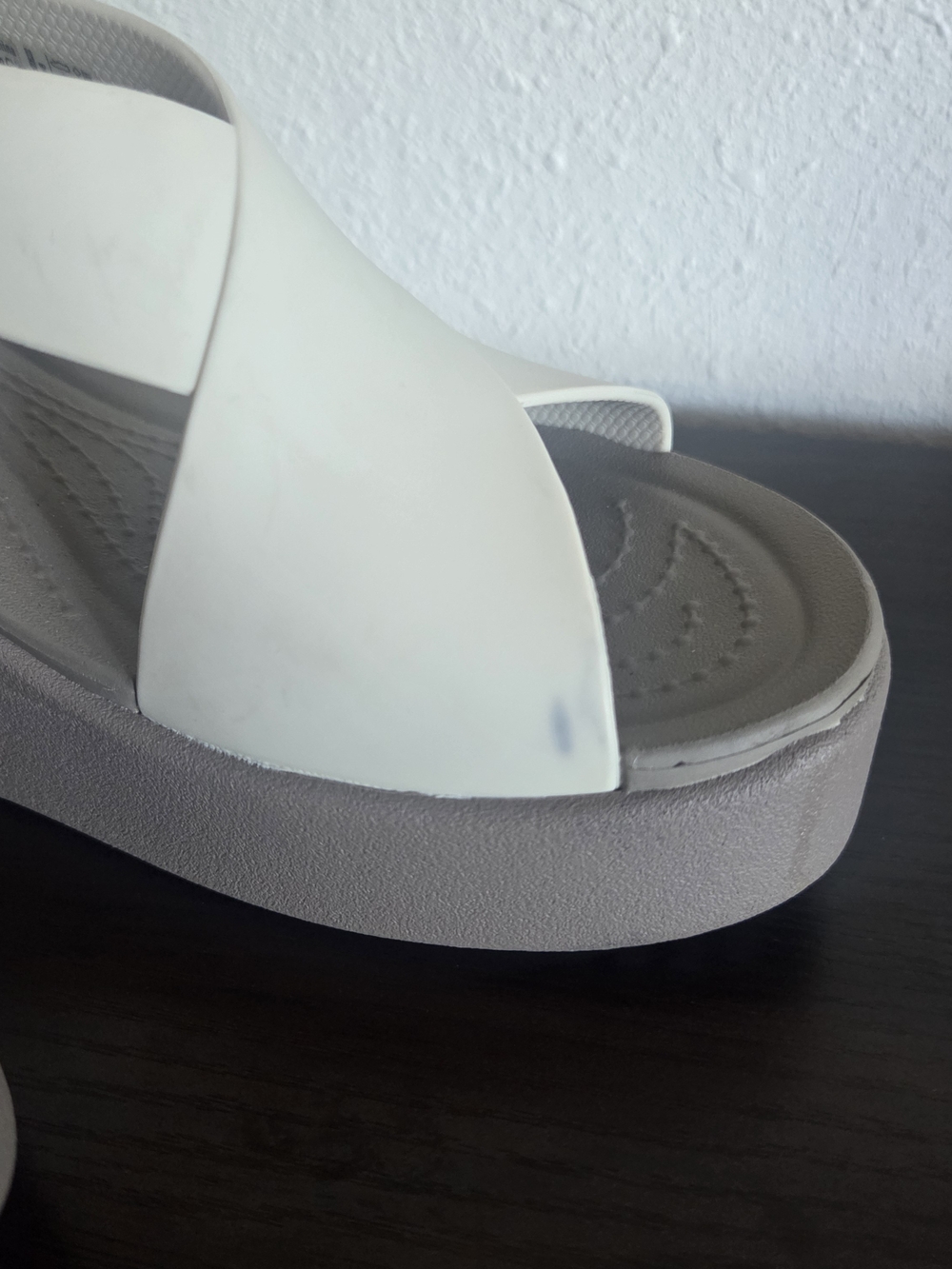 Crocs LiteRide Brooklyn High Wedge Platform Crossover Sandal Women's Size 8 - Picture 5 of 8